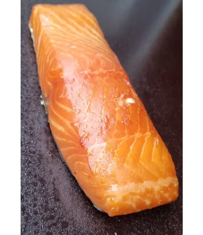 Warm gerookte zalm